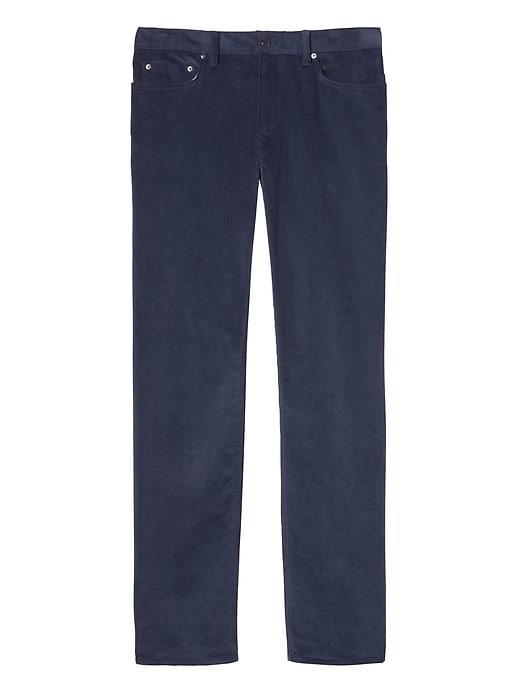 Banana Republic Mens Slim Five-pocket Corduroy Pant Buoy Blue Size 32w