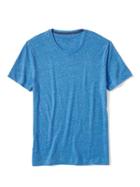 Banana Republic Mens Soft Wash Tee Size Xxl Tall - Light Blue