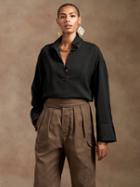 Oversized Popover Polo Shirt