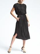 Banana Republic Womens Cap Sleeve Knit Dress - Black