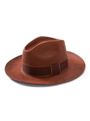 Banana Republic Mens Artesano   Azuay Straw Hat Brown Size Xl