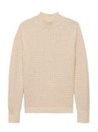 Banana Republic Womens Washable Wool-cashmere Mock-neck Sweater Camel Size L