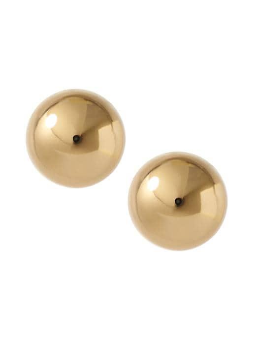 Banana Republic Womens Gold Stud Earring Gold Size One Size