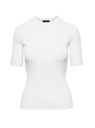 Banana Republic Fitted Stretch-cotton Crew-neck Sweater