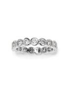 Banana Republic Womens Embedded Stone Ring Silver Size 5