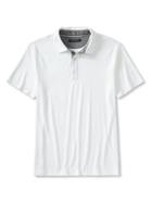 Banana Republic Mens Tailored Cotton/silk Polo Size L Tall - White