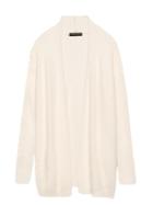 Banana Republic Womens Petite Fuzzy Long Cardigan Sweater Ivory White Size Xs