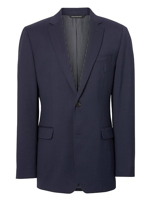 Banana Republic Standard Solid Italian Wool Suit Jacket