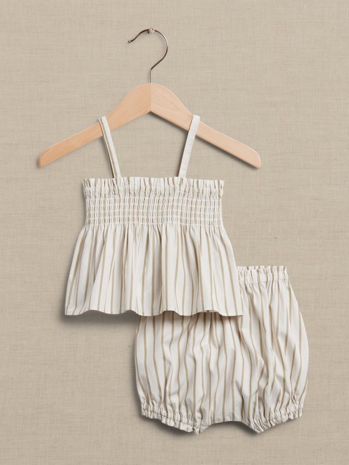 Baby Ruffle Tank Set
