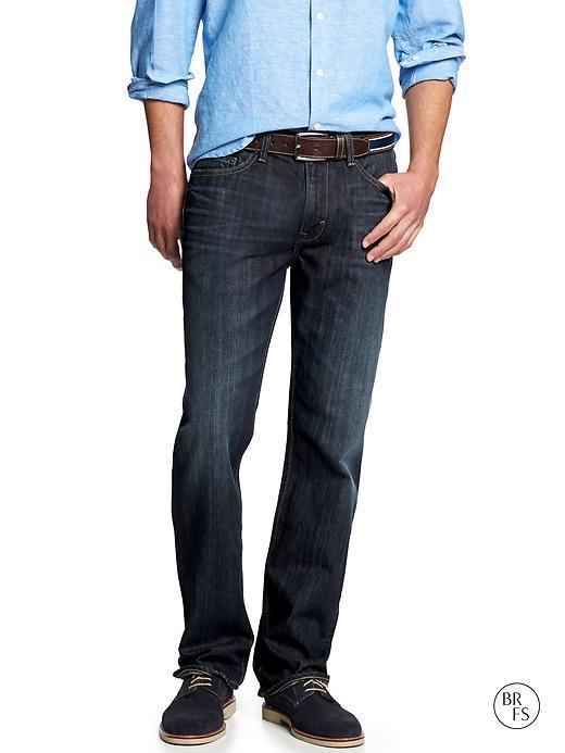 Banana Republic Factory Straight Fit Jean - Denim Blue