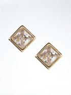 Banana Republic Delicate Mixed Shapes Square Earring - Gold
