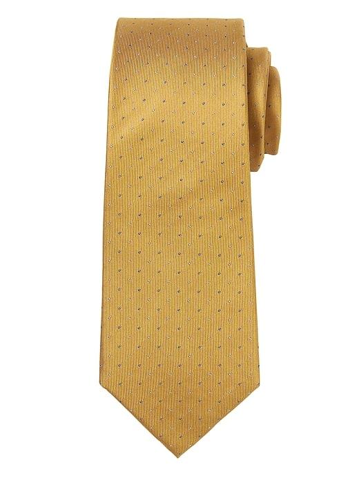 Banana Republic Micro Dot Silk Nanotex Tie
