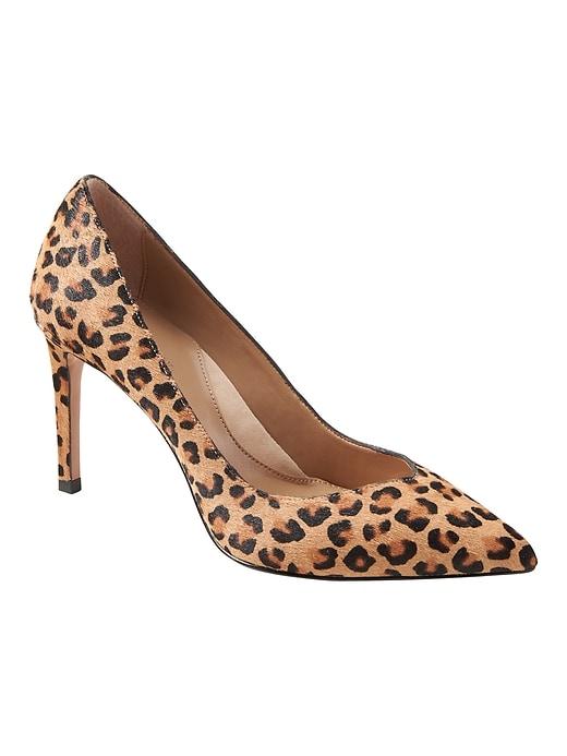 Banana Republic Womens Madison 12-hour Pump Natural & Black Size 5