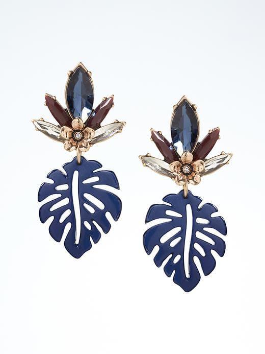 Banana Republic Tropical Daydream Earring - Blue