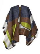 Banana Republic Dana Colorblock Poncho - Yellow