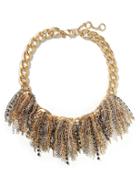 Banana Republic St. Germain Chain Burst Necklace Size One Size - Mixed Metal