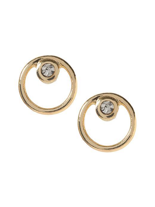 Banana Republic Sparkle Circle Earring Size One Size - Gold