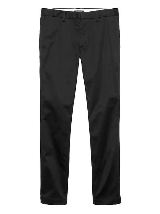 Banana Republic Mens Fulton Skinny Rapid Movement Chino Pant Black Size 35w