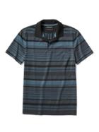 Banana Republic Mens Slim Luxe Touch Jacquard Polo - Thermal Teal