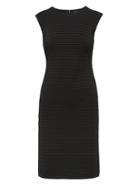 Banana Republic Womens Rib-knit Sheath Dress Black Size 6