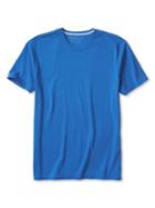 Banana Republic Soft Wash Vee Tee Size L Tall - Crystal Blue Heather