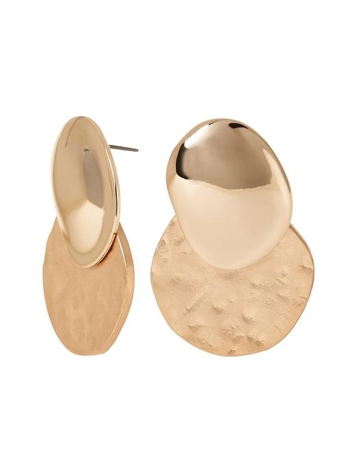 Banana Republic Hammered Disc Earring