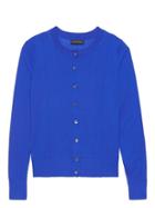 Banana Republic Womens Machine-washable Merino Pintuck Cardigan Sweater Cobalt Size Xs