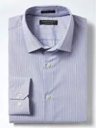 Banana Republic Mens Camden Fit Supima Cotton Stripe Shirt - Anchor Royal