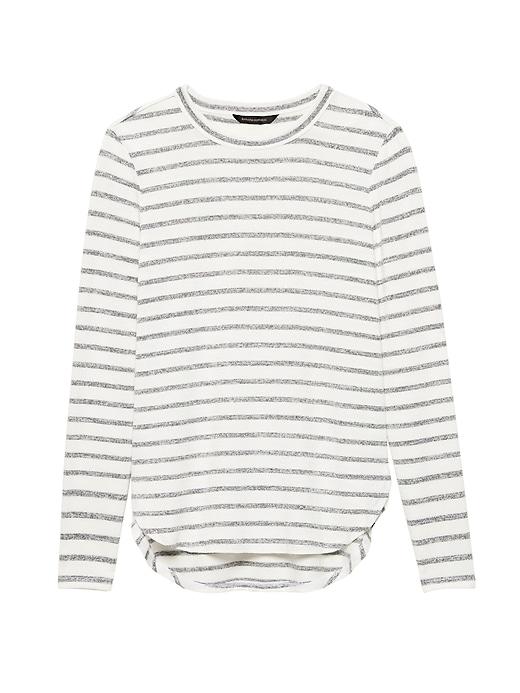 Banana Republic Luxespun Curved Hem T-shirt