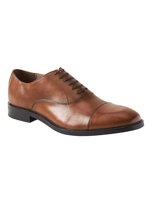 Banana Republic Kevin Italian Leather Cap-toe Oxford