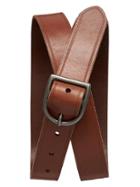 Banana Republic Creased Leather Belt Size 30 - Light Brown