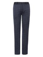 Banana Republic Womens Avery Straight-fit Polka Dot Pant Navy Polka Dot Size 0