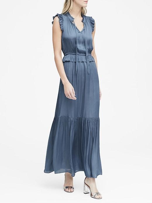 Banana Republic Soft Satin Maxi Dress