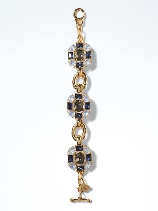 Banana Republic Geo Sapphire Bracelet - Sapphire Blue