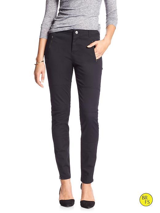Banana Republic Factory High Waisted Zipper Pant Size 0 - Black