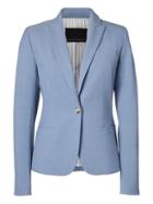 Banana Republic Womens Classic-fit Blazer Cornflower Size 14