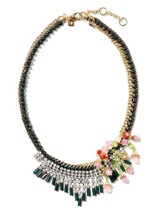 Banana Republic Fringe Necklace Size One Size - Multi