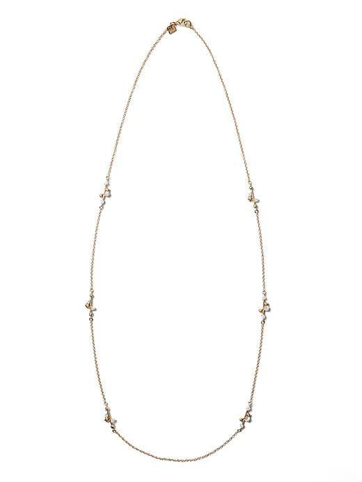 Banana Republic Delicate Cluster Layer Necklace - Gold