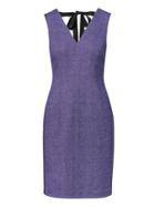 Banana Republic Womens Tie Back Sheath Dress - Purple