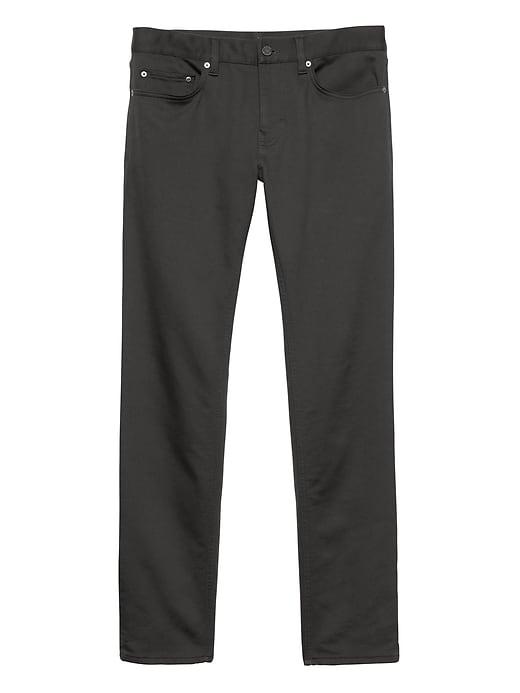Banana Republic Mens Skinny Traveler Pant Dark Gray Size 36w