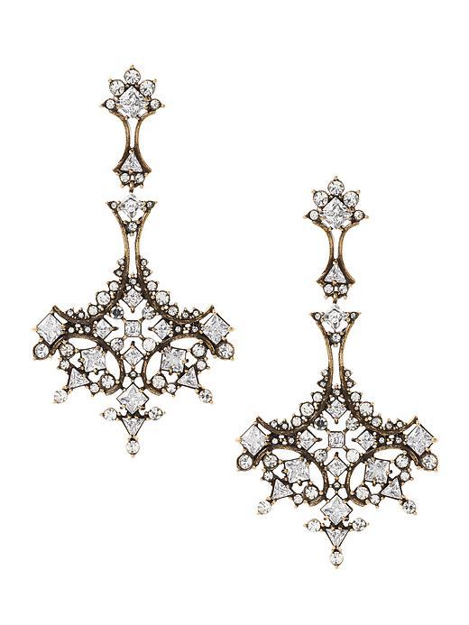 Banana Republic Chandelier Earring Size One Size - Brass