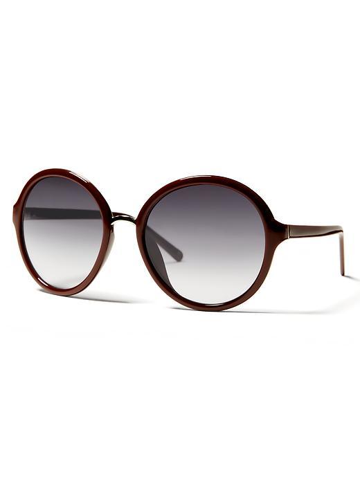 Banana Republic Womens Linney Sunglasses Size One Size - Burgundy