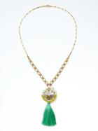 Banana Republic Womens Elizabeth Cole Daisy Tassel Necklace - Gold