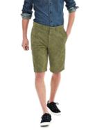 Banana Republic Mens Emerson Straight Palm Short Size 28w - Green