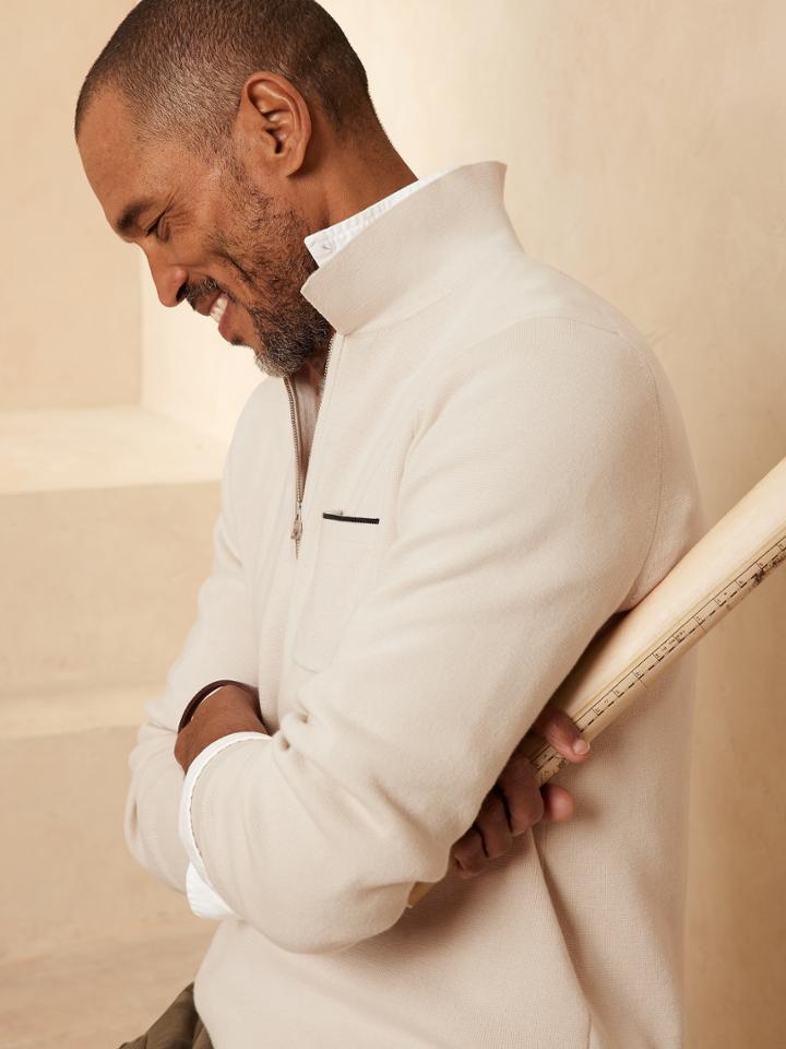 Supima Sweater Polo Shirt