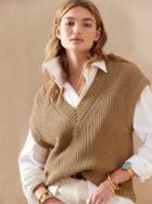 Oversized Sweater Vest