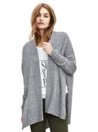 Banana Republic Womens Split Side Open Cardigan Size M Tall - Gray Sky
