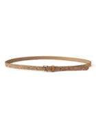 Banana Republic Womens Cork Skinny Trouser Belt Natural Multi Size L