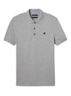 Banana Republic Slim Pique Polo - Pale Gray