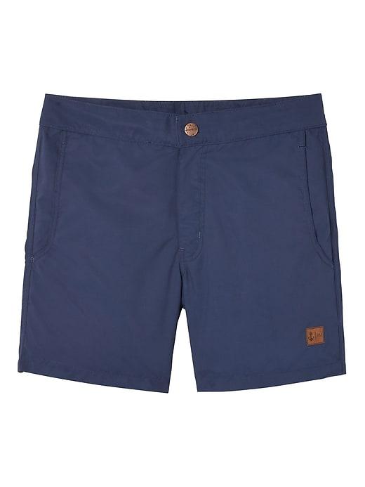Banana Republic Mens Retromarine   Solid Swim Short Navy Size 31w